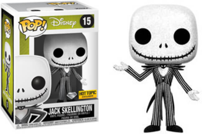 Funko POP! Disney: Jack Skellington(Diamond Collection)(Hot Topic)(Damaged Box) #15