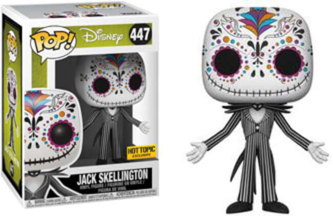 Funko POP! Disney: Jack Skellington [Sugar Skull] (Hot Topic)(Damaged Box)  #447