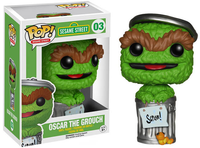 Funko POP! Sesame Street: Oscar The Grouch (Damaged Box) #03