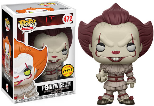 Funko POP! Movies: IT - Pennywise with Boat (CHASE)(Damaged Box) #472