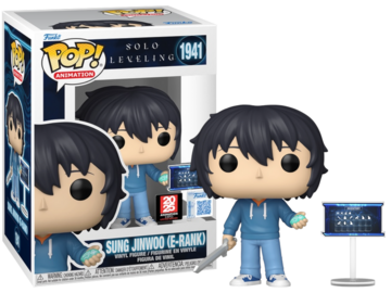 Funko POP! Animation: Solo Leveling - Sung Jinwoo [E-Rank] (2025 Anime Expo)(Damaged Box) #1941