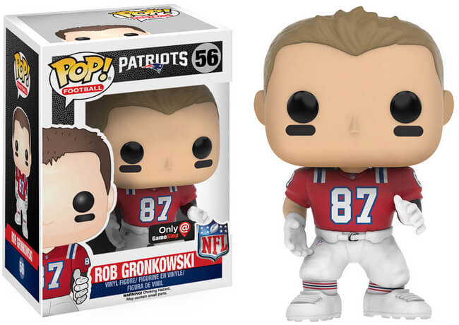 Funko POP! Football: Patriots - Rob Gronkowski (GameStop)(Damaged Box) #56