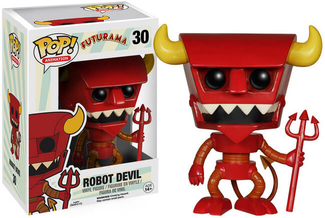 Funko POP! Animation: Futurama - Robot Devil (Damaged Box) #30