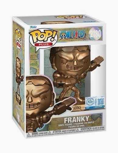 Funko POP! Animation Plus: One Piece - Franky (Funko Sticker/ Funko)(Unsealed) #2180