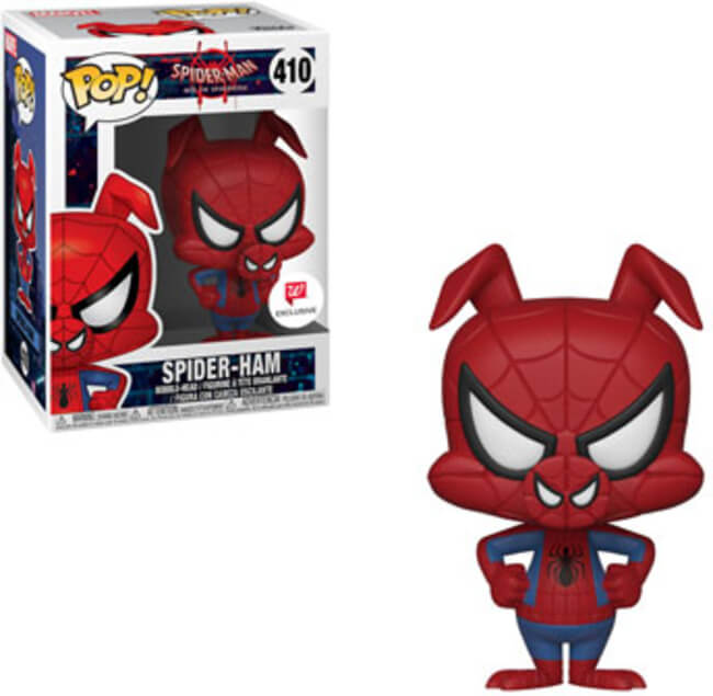 Funko POP! Spiderman Into the Spiderverse: Spider-Ham (Walgreens Missing Sticker)(Damaged Box) #410