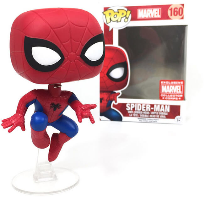 Funko POP! Marvel: Spider-Man (Collector Corps)(Damaged Box) #160