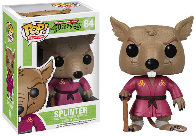 Funko POP! Television: TMNT - Splinter (Damaged Box) #64