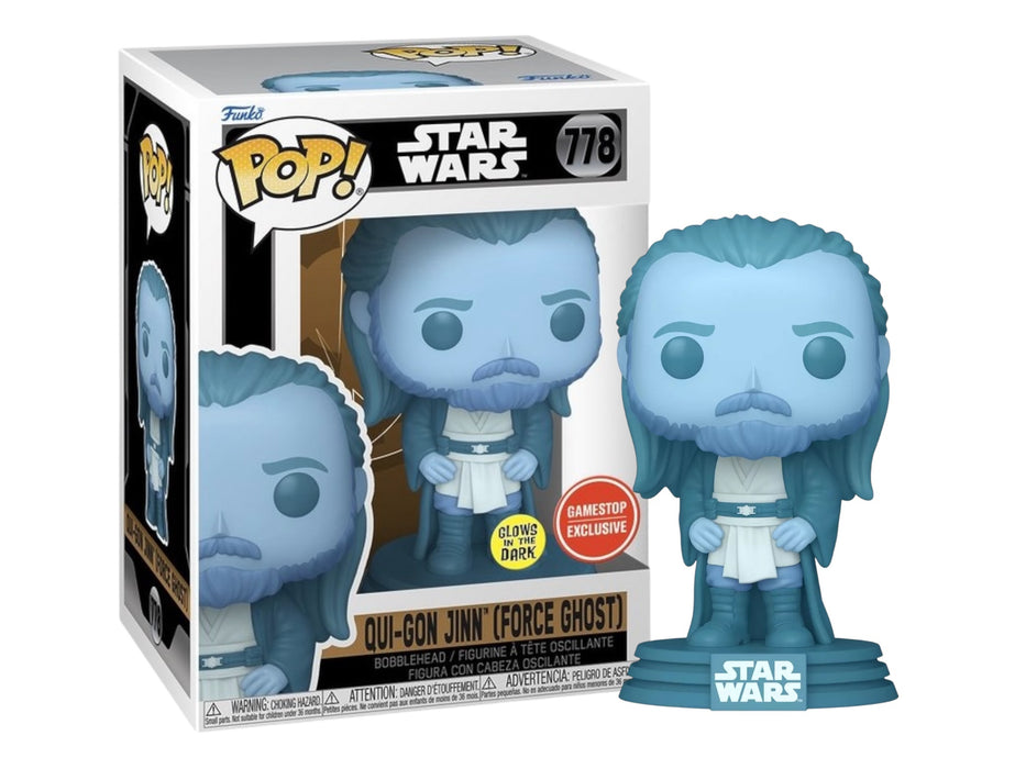 Funko POP! Star Wars: Qui Gon Jinn (GiTD)(GameStop) #778