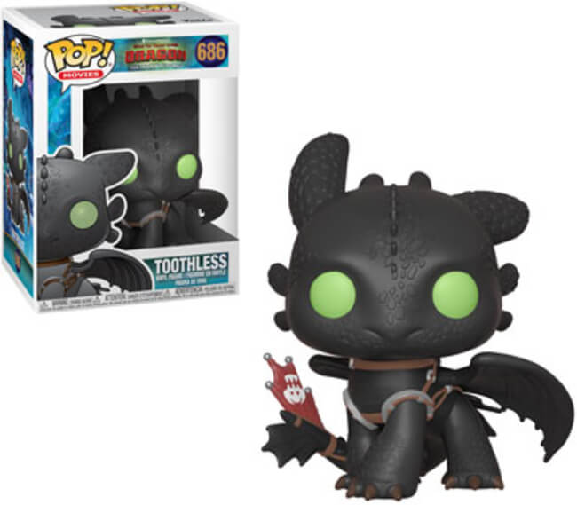 Funko POP! Movies: How To Train Your Dragon 3 - Toothless (Damaged Box) #686