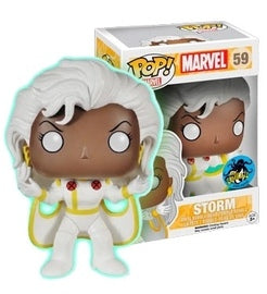 Funko POP! Marvel: Storm (GiTD)(Comikaze)(Damaged Box) #59