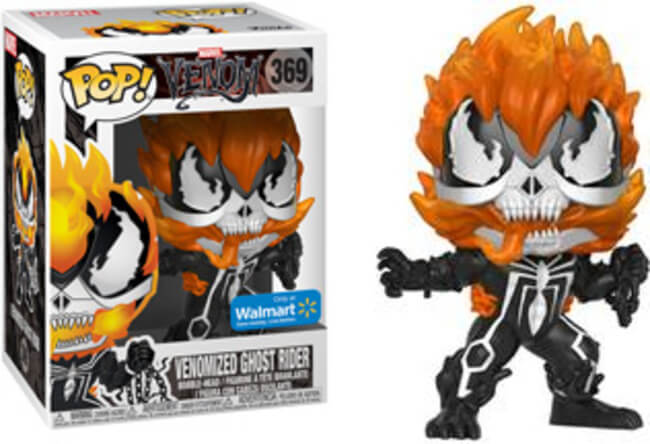 Funko POP! Marvel Venom: Venomized Ghost Rider (Walmart)(Damaged Box) #369