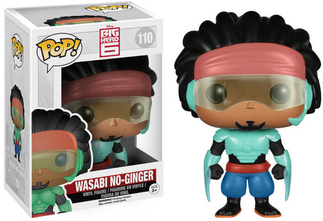 Funko POP! Big Hero 6: Wasabi No-Ginger (Damaged Box)  #110