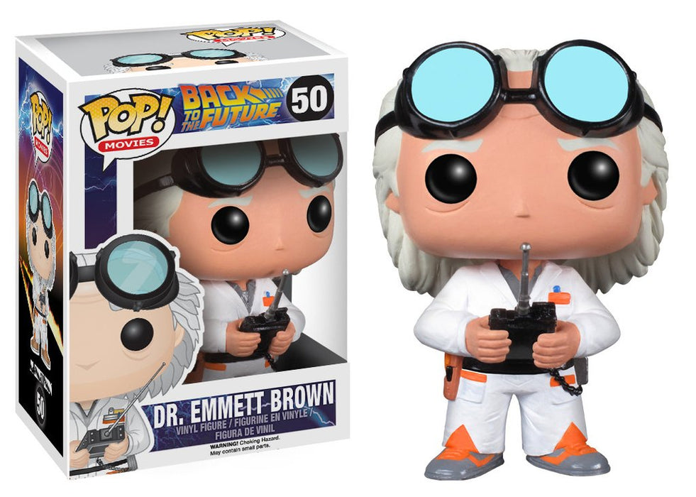 Funko POP! Movies: Back to The Future - Dr. Emmett Brown (Damaged Box) #50