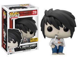 Funko POP! Animation: Death Note - L [with Cake] (Hot Topic) #219
