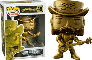 Funko POP! Rocks: Motorhead - Lemmy Kilmister [Gold] (Hot Topic)(Damaged Box) #49