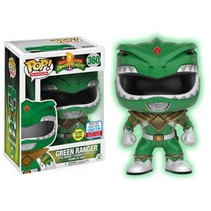 Funko POP! Television: Power Rangers - Green Ranger (GITD)(2017 NYCC)(Damaged Box) #360