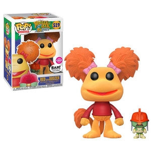 Funko POP! Television: Fraggle Rock 35 Years - Red With Doozer (Flocked)(BAM)(Damaged Box) #519