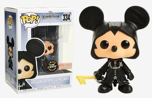 Funko POP! Kingdom Hearts: Organization 13 Mickey (GiTD)(BoxLunch)(CHASE) #334
