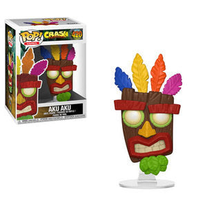 Funko POP! Games: Crash Bandicoot - Aku Aku (Damaged Box) #420