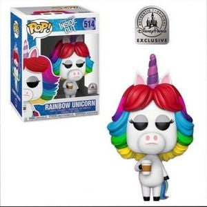 Funko POP! Inside Out: Rainbow Unicorn (Disney Exclusive)(Damaged Box) #514