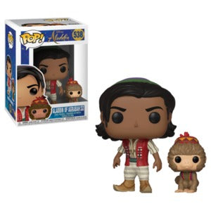 Funko POP! Disney: Aladdin - Aladdin of Agrabah w/ Abu (Damaged Box) #538