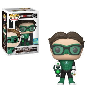 Funko POP! Television: The Big Bang Theory - Leonard Hofstadter As Green Lantern (2019 Summer Convention)(Damaged Box) #836