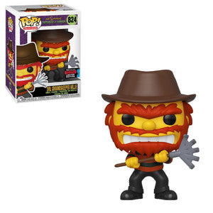 Funko POP! Television: The Simpsons Treehouse of Horror - Evil Groundskeeper Willie (2019 Fall Convention)(Damaged Box) #824