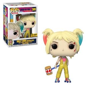Funko POP! Heroes: Birds Of Prey - Harley Quinn [Boobytrap Battle](Hot Topic)(Damaged Box) #309