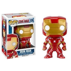 Funko POP! Marvel Captain America Civil War: Iron Man (Damaged Box) #126