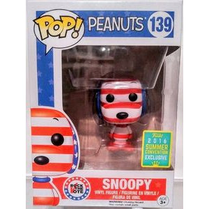 Funko POP! Peanuts: Snoopy [Rock The Vote](2016 Summer Convention)(Damaged Box) #139