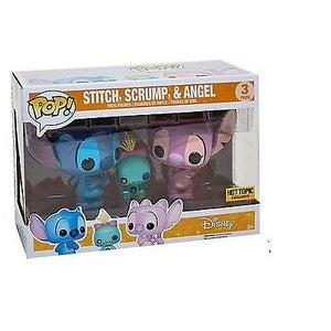 Funko POP! Disney: Stitch, Scrump, & Angel (Hot Topic) 3Pack
