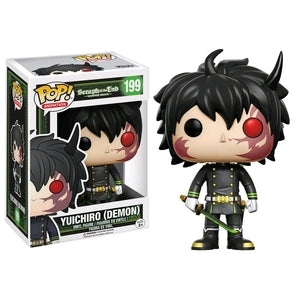 Funko POP! Animation: Seraph of the End Vampire Reign- Yuichiro (Demon)(Hot Topic)(Damaged Box) #199