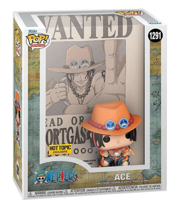 Funko POP! Animation: One Piece - Ace [Wanted Poster] (Hot Topic) #1291