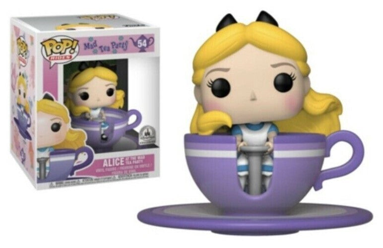 Funko POP! Rides: Mad Tea Party - Alice at The Mad Tea Party (Disney Park)(Damaged Box) #54