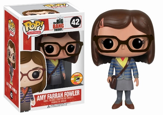 Funko POP! Television: The Big Bang Theory - Amy Farrah Fowler (2013 SDCC/1008 Pcs)(Damaged Box) #42