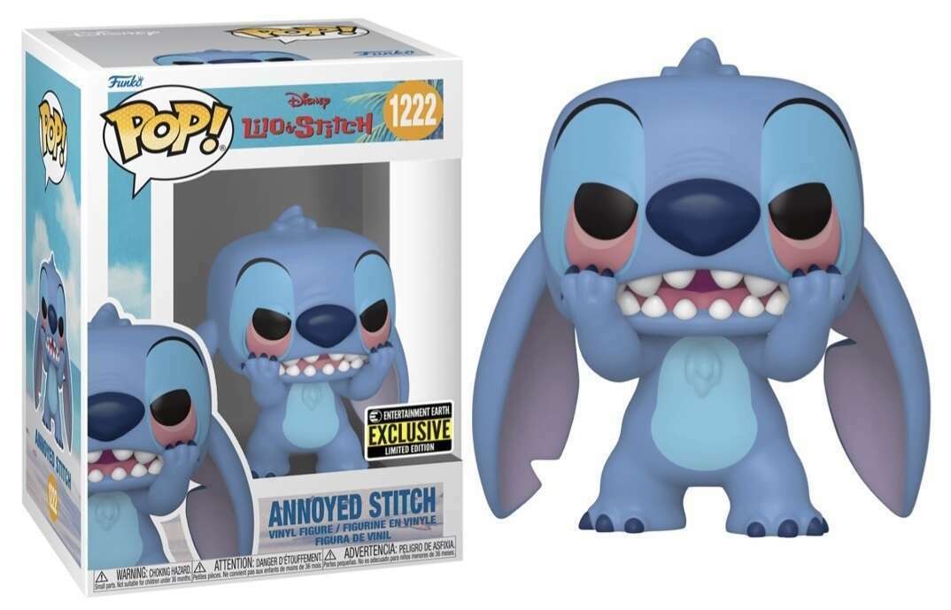 Funko POP! Disney: Lilo & Stitch - Annoyed Stitch (Entertainment Earth) #1222