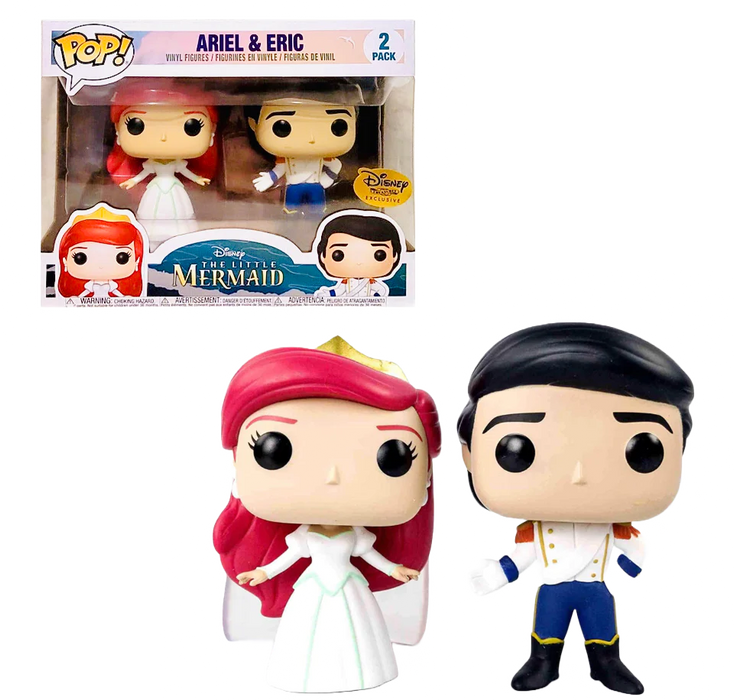 Funko POP! The Little Mermaid: Ariel & Eric (Disney Exclusive)(Damaged Box) [2 Pack]