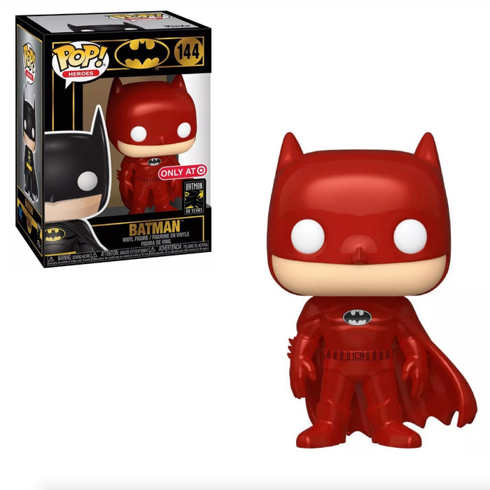 Funko POP! Heroes: Batman [Red Metallic](Target) #144