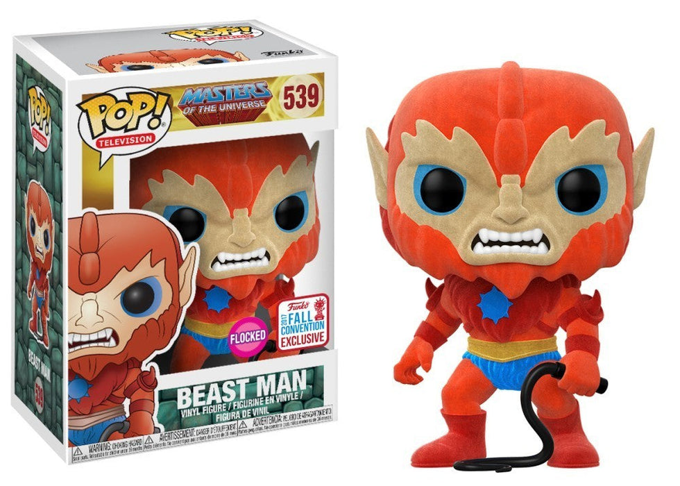 Funko POP! Television: Masters of The Universe - Beast Man (Flocked)(2017 Fall Convention)(Damaged Box) #539