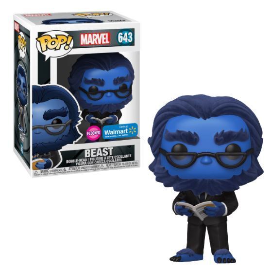 Funko POP! Marvel: Beast (Flocked)(Walmart) #643