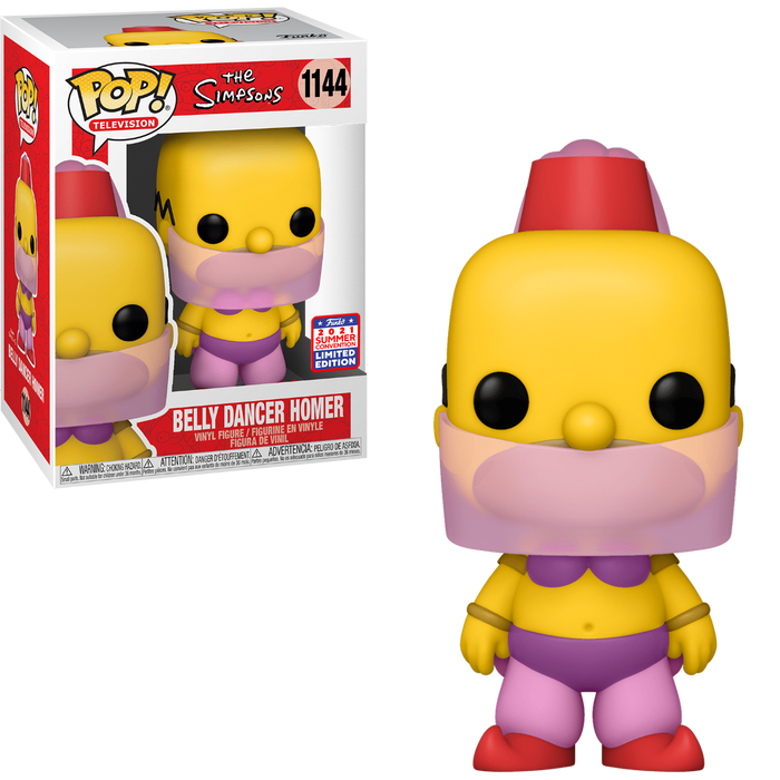 Funko POP! Television: The Simpsons - Belly Dancer Homer (2021 Summer Convention) #1144