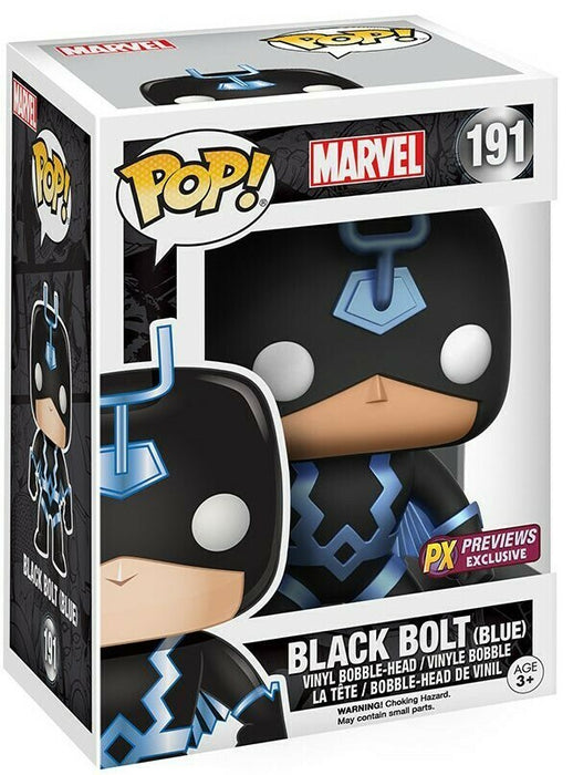 Funko POP! Marvel: Black Bolt [Blue] (PX Previews) #191