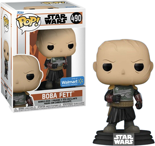 Funko POP! Star Wars: Boba Fett [Unmasked] (Walmart) #490