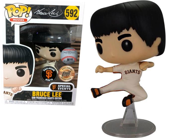 Funko POP! Movies: Bruce Lee (SF Giants) (Bait)(Damaged Box)[C] #592