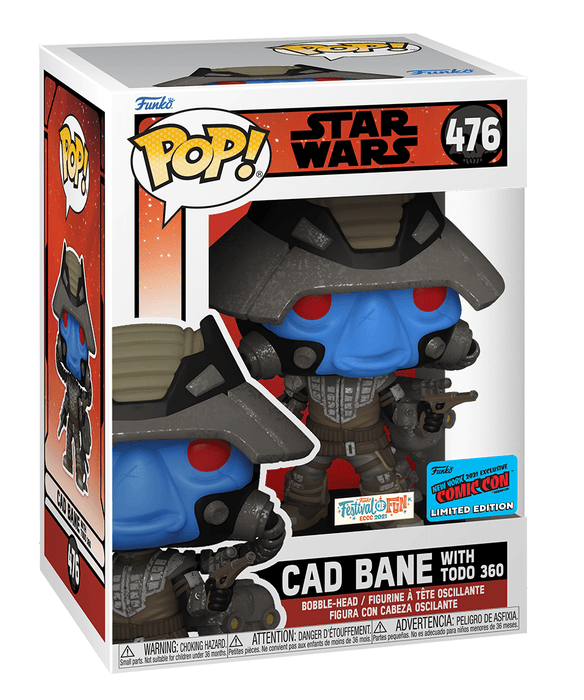 Funko POP! Star Wars: Cad Bane with Todo 360 (2021 NYCC)(Festival Of Fun) #476