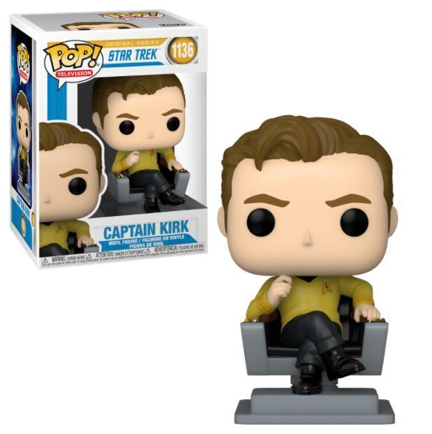 Funko POP! Television: Star Trek - Captain Kirk (Damaged Box) #1136