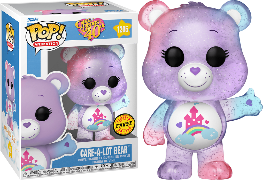 Funko POP! Animation: Care Bears 40th - Care-A-Lot Bear (CHASE) #1205