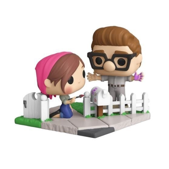 Funko POP! Disney Pixar: UP - Carl & Ellie [Painting] (2020 Fall Convention) #979