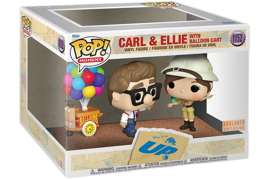 Funko POP! Disney Pixar: UP - Carl & Ellie [With Balloon Cart] (Box Lunch) #1152