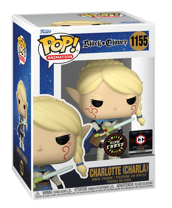 Funko POP! Animation: Black Clover - Charlotte [Charla](GiTD)(Chalice Exclusive)(CHASE) #1155
